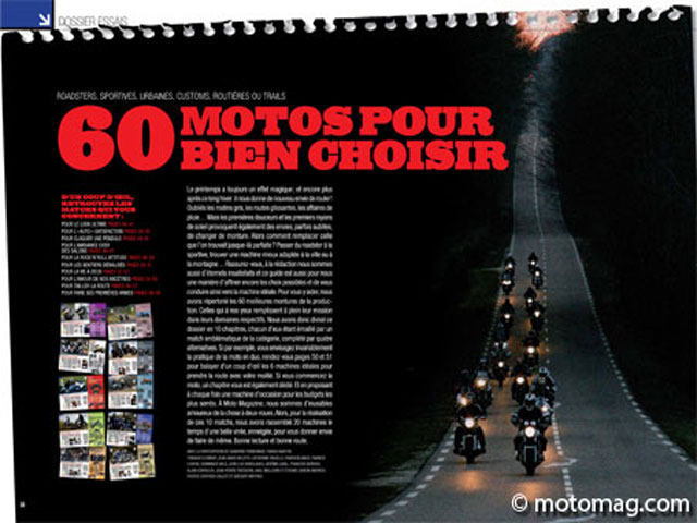 60 motos pour bien choisir
