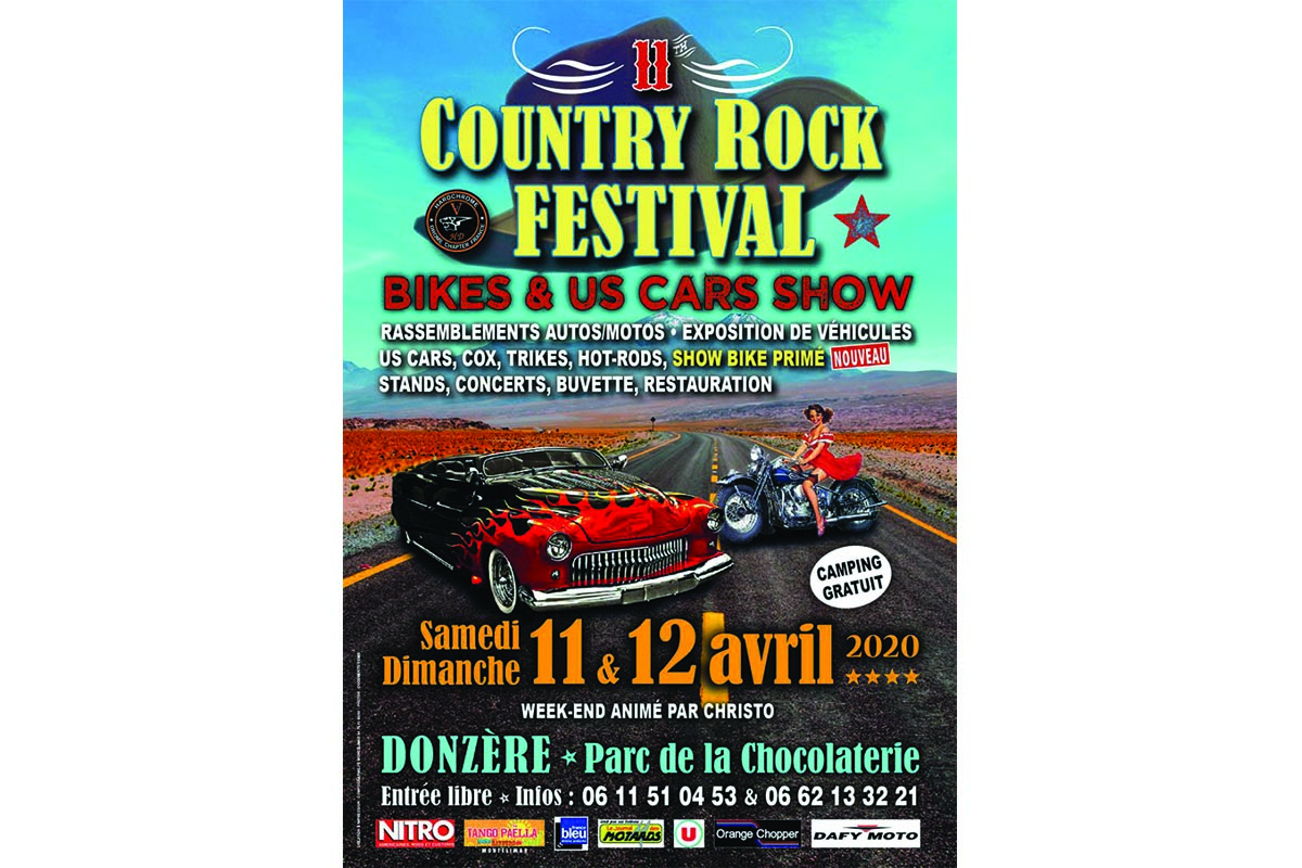 11e Country rock festival bikes & US cars show de (...)