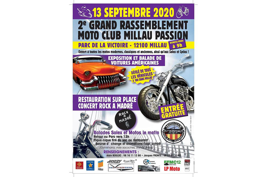 2e rassemblement Moto Club Millau passion