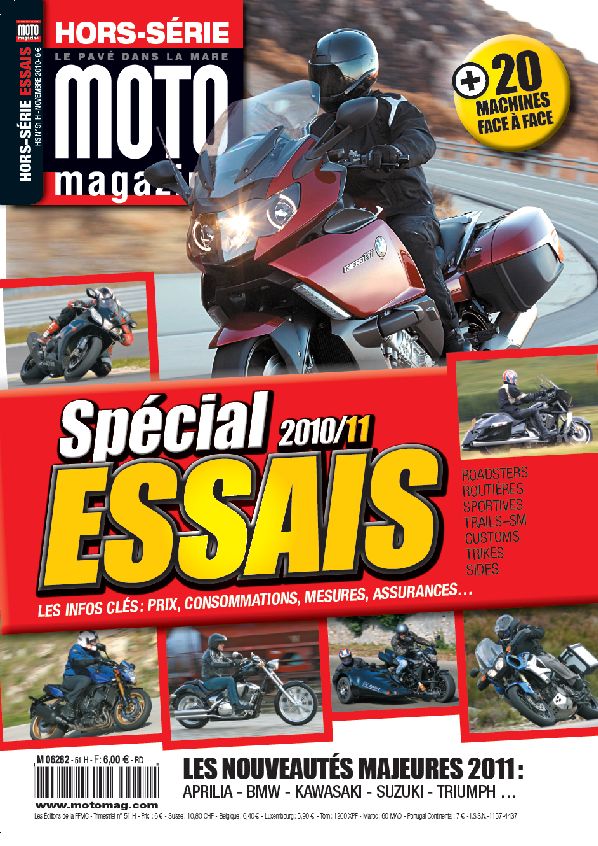Moto Magazine hors-série Essais 2010-2011