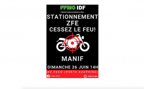 Manifestation FFMC le 26 juin 2022 à Paris