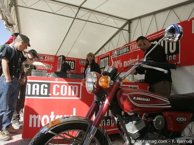Coupes Moto Légende 2009 : les motos du stand Moto Mag