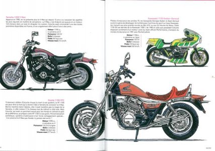 Coluche avec Michel Vaillant : les motos de Coluche