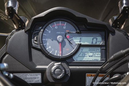 Suzuki V-Strom 1000 : instrumentation complète