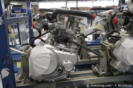 Visite de l’usine MBK à Saint-Quentin : moteur