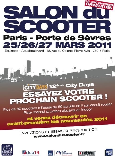 Salon du scooter à Paris ce week end !