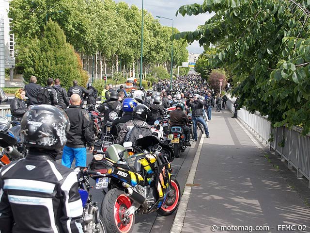 Manif à Laon : 250 motards en route pour Reims