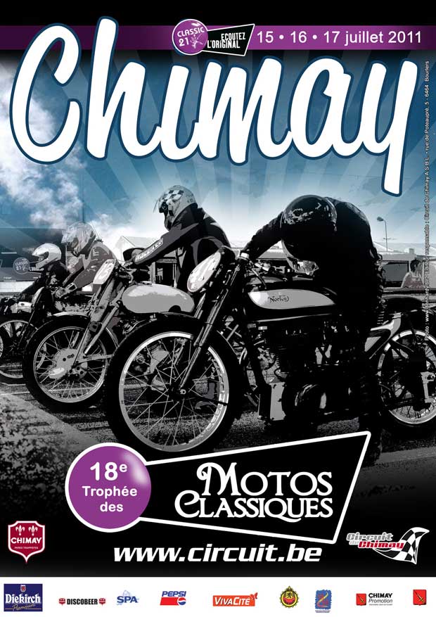 Motos classiques : le 18e Trophée de Chimay, pas de la (...)
