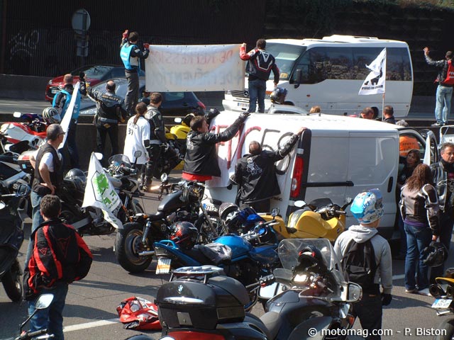 Manif moto 24 mars Nevers : 1500 motards pour une autre (...)