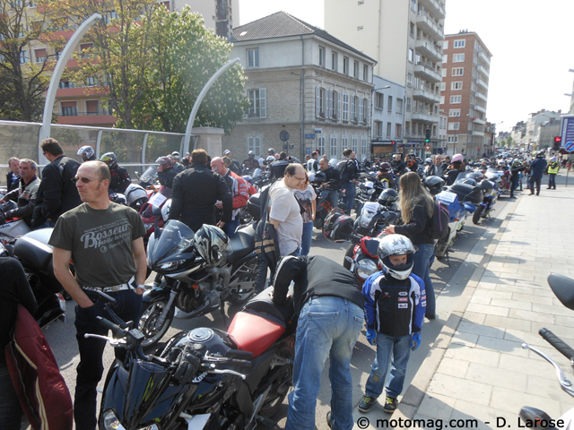Manifestation de Troyes : 800 motards au rendez-vous
