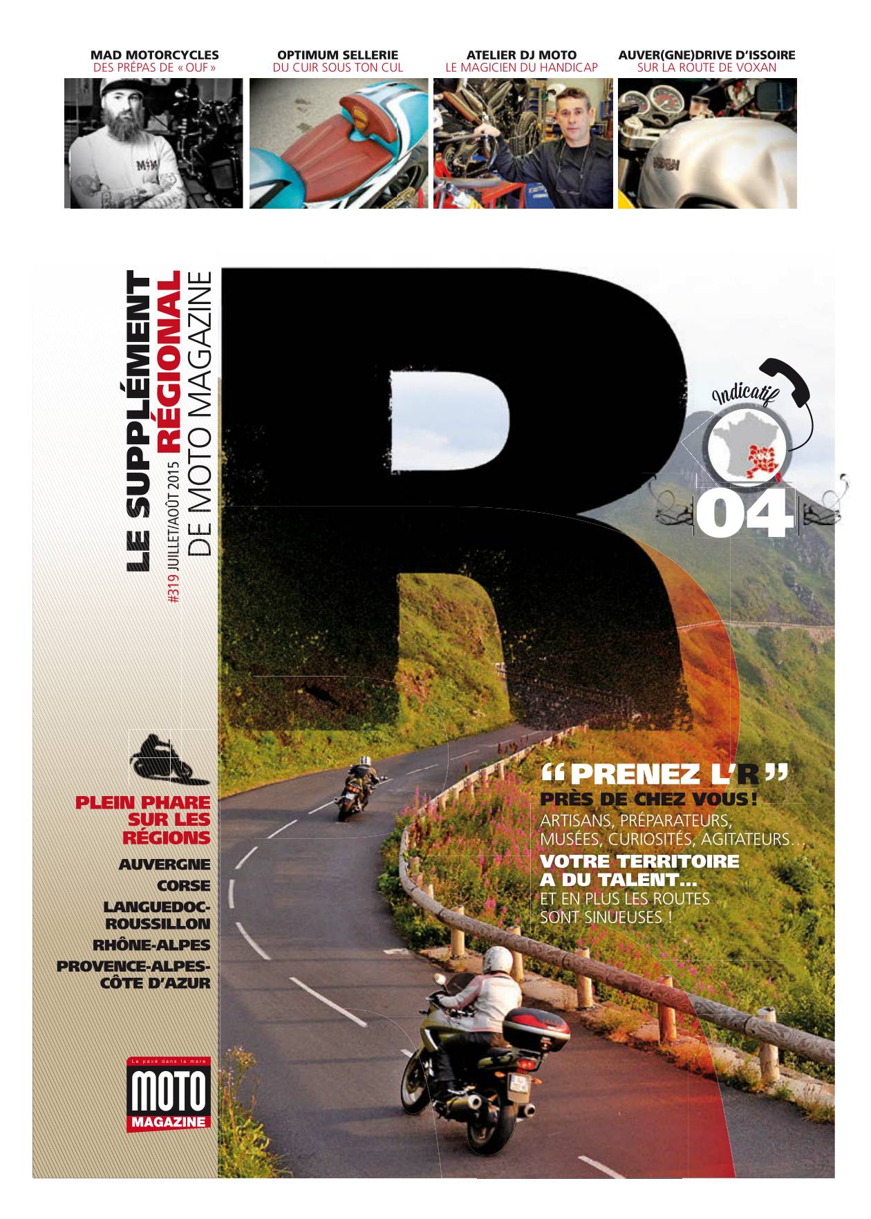 Supplément régional Moto Magazine n°319 - Juillet/Août2015