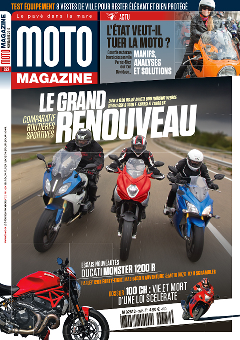 Moto Magazine n° 322 - Novembre 2015