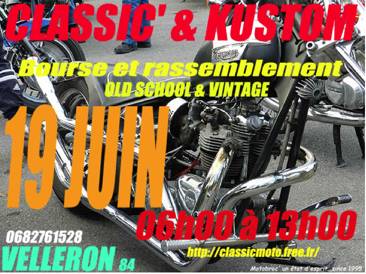 Classic moto auto & kustom à Velleron (84)