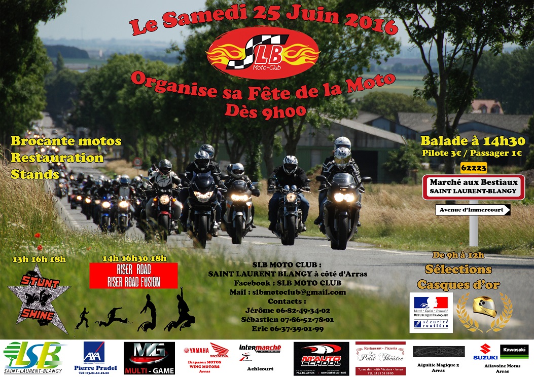 Fête de la moto à Saint-Laurent-Blangy (62)