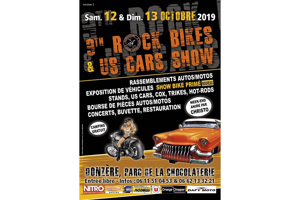 9e Rock bikes & US cars show de Donzère (Drôme)