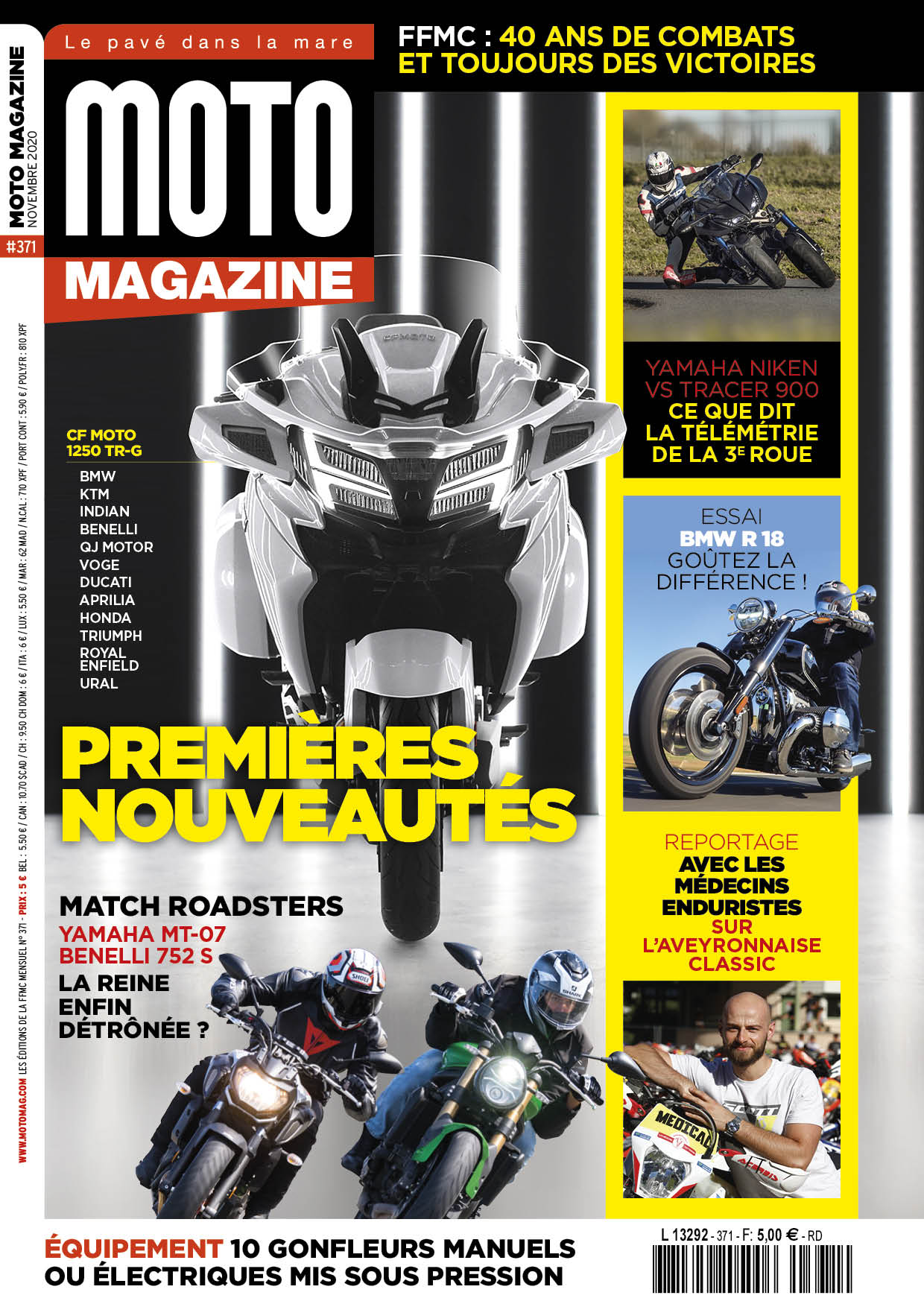Moto Magazine n° 371 - Novembre 2020