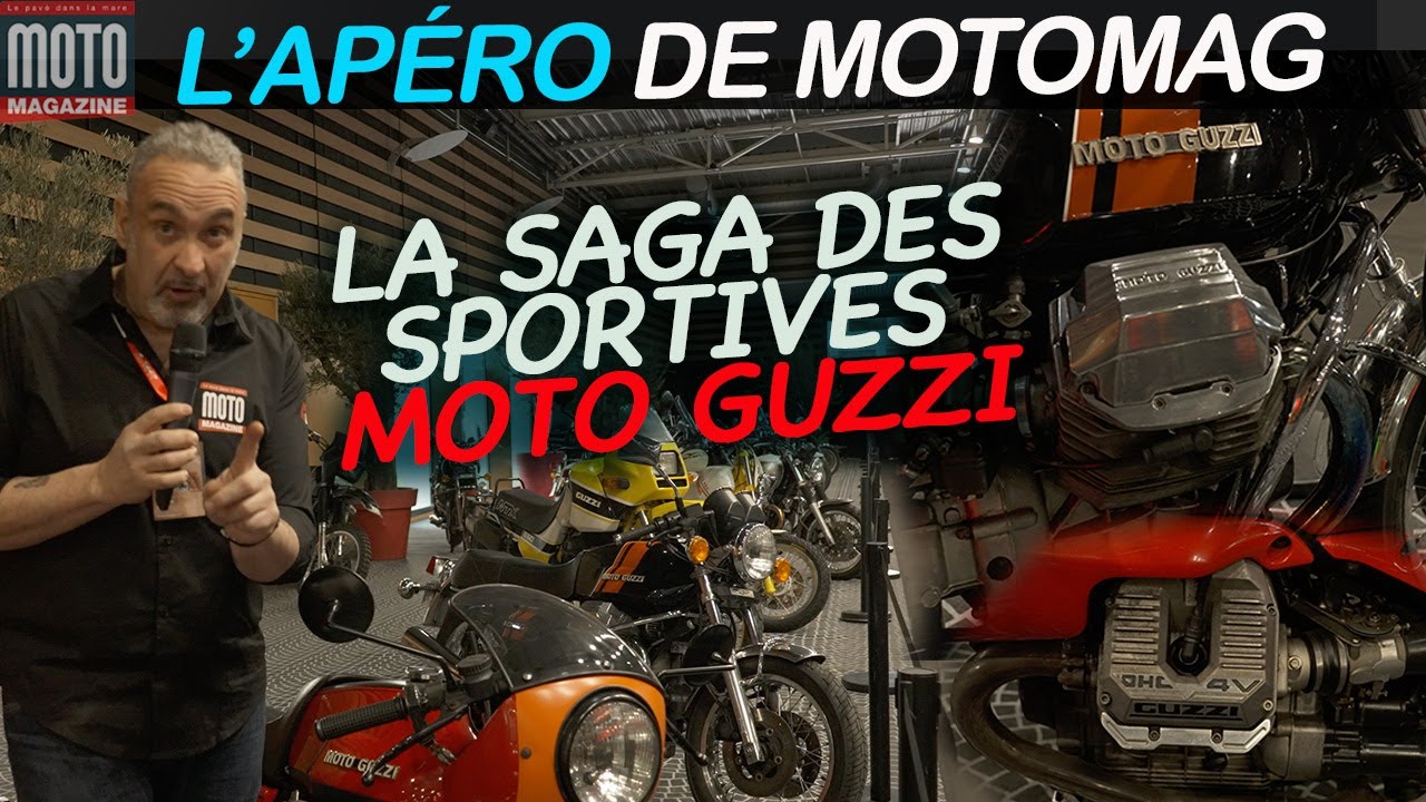 Les sportives Moto Guzzi : un apéro avec Motomag