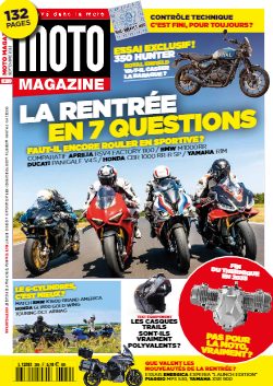 Moto Magazine n°389 - Septembre 2022