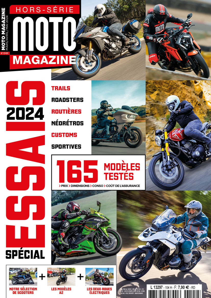 Le hors-série spécial Essais 2024 de Moto Magazine est en (...)