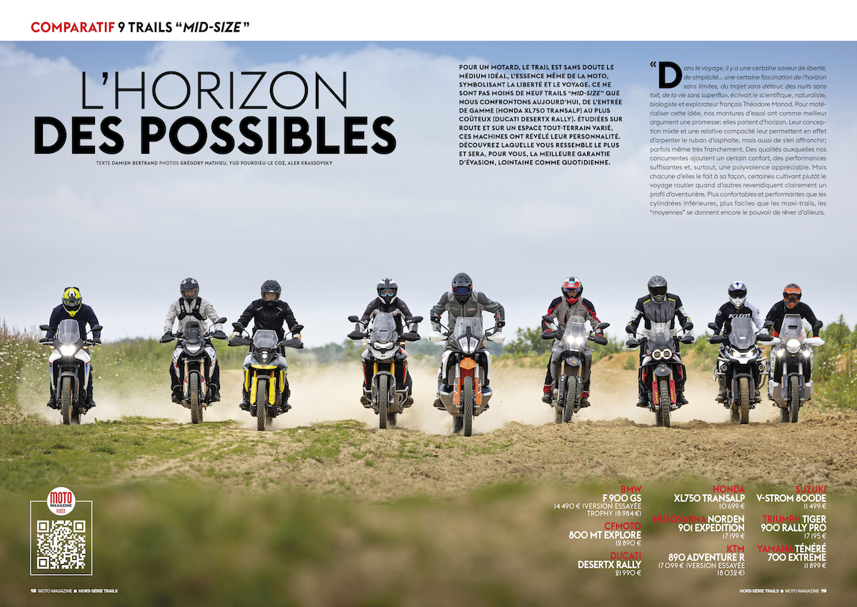 Le horssérie trails 2024 de Moto Magazine est en kiosque