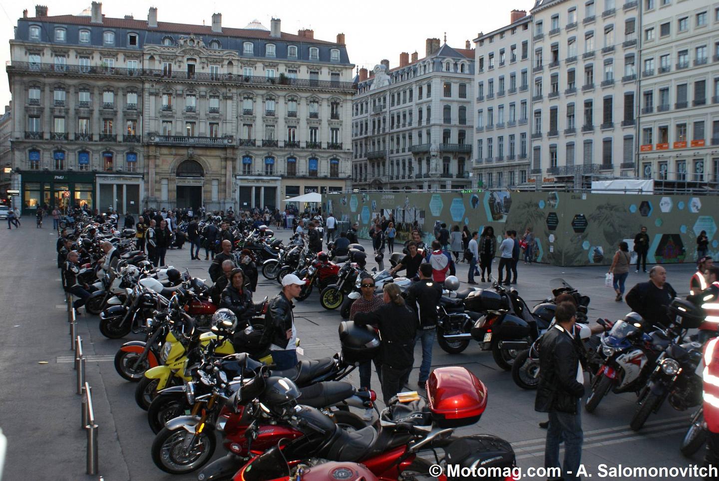 La Nuit 2-roues à Lyon rassemble 500 motards