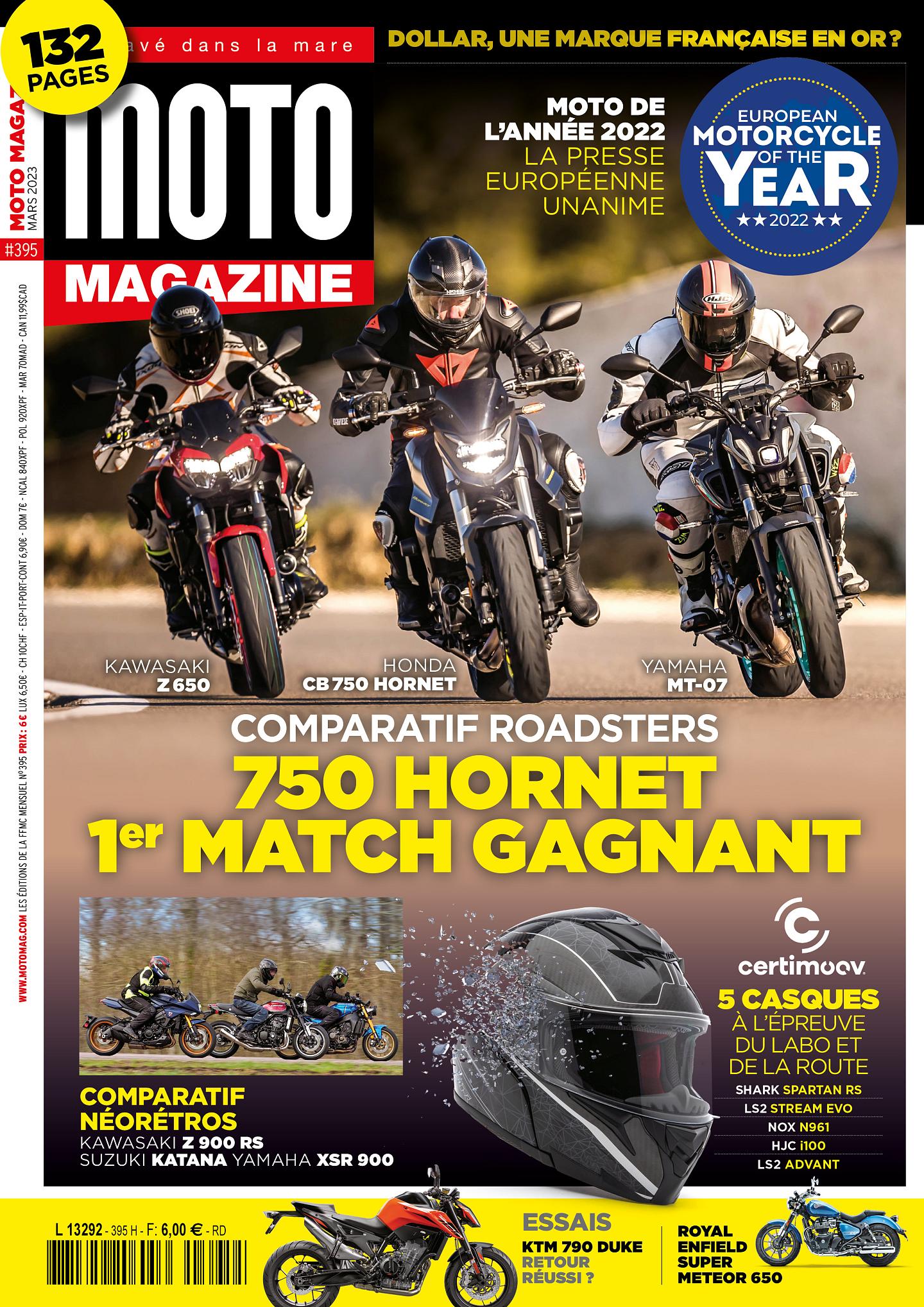 Moto Magazine n°395 - Mars 2023
