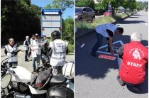 FFMC 90 : motards en blanc contre points noirs