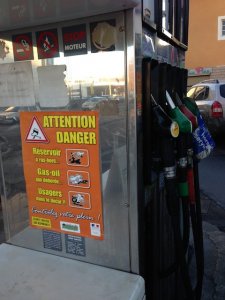 Opération anti gas-oil en Haute-Loire : affiches