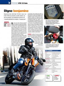 Moto Mag n°277 (mai 2011) : essai KTM 125 Duke