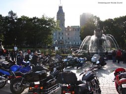 Enorme succès pour la manif moto à Québec