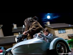Harry Potter roule en side-car Enfield