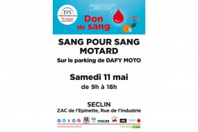 Journée sang pour sang motard à Seclin (Nord)