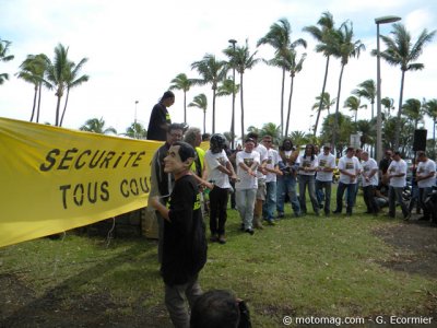 Manif 24 mars La Réunion : Sarko est dans la place !