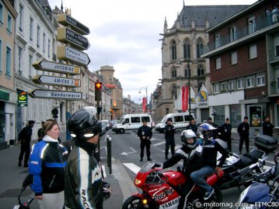 FFMC 80 : les motards circulent dans Amiens