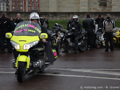 Manif FFMC Paris : les moto-taxis aussi