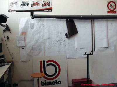 Visite Bimota : le bureau des études