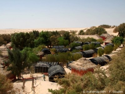 Tunisie Road Rallye : Campement