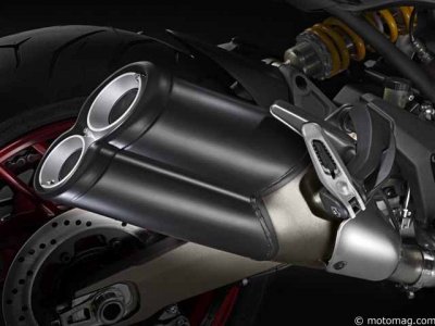 Ducati Monster 821 : nouveaux pots