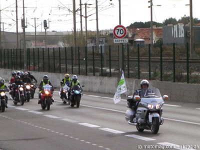 Manif moto Antibes/Nice (06) : 