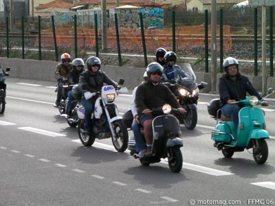 Manif moto Antibes/Nice (06) : diversité illustrée