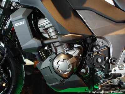 Milan-Kawasaki Versys 1000 : moteur plus sage
