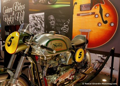 Salon de la moto de Paris 2015 : Norton Model 7 1955