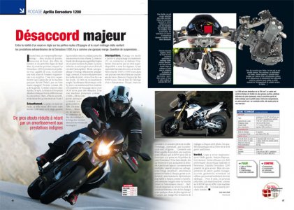 Moto Mag n°273 : essai Aprilia 1200 Dorsoduro