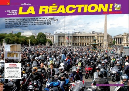 Manif FFMC :18 Juin, 80 000 motards dans les rues