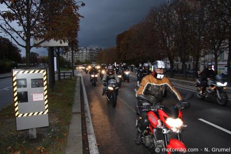 Manif FFMC Paris : non à la politique au radar