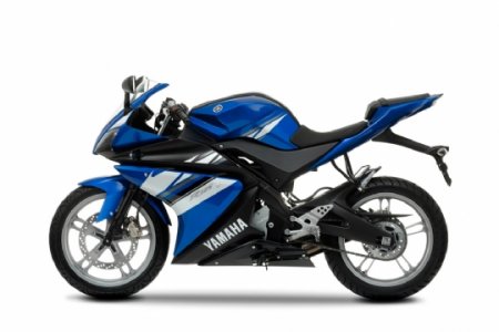 Essai Yamaha YZF 125 R : profil bleu