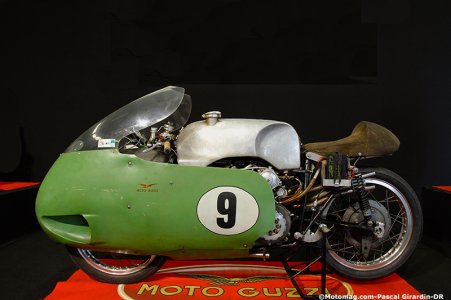 Salon Moto Légende : Moto Guzzi 8 cylindres V8 500 cm3