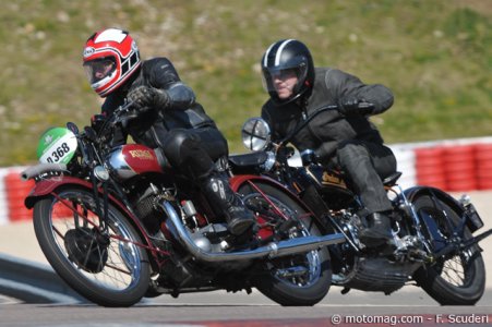 Coupes Moto légende 2012 : les mamies font leur course