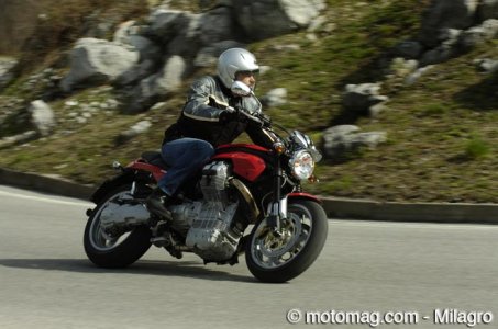 Moto Guzzi 850 Griso : position