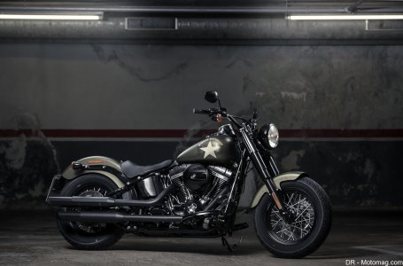 Harley-Davidson 1800 Softail Slim S : dépouillée